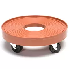 Devault 12" Plant Dolly with Hole Terra Cotta