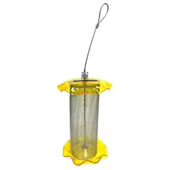 Friends of Flight 7" 1qt Nyjer Acrylic Feeder Yellow