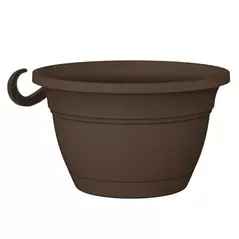 HC 12" Eclipse Round Hanging Basket Chocolate