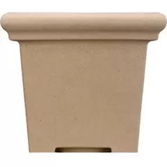 HC 24" Terrazzo Square Planter Sandstone