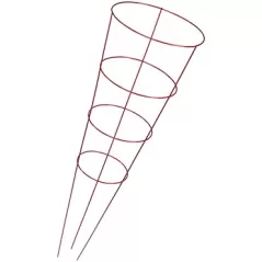 Midwest Wire Works 54" Heavy Duty Starbrite Red 4 Ring 3 Leg