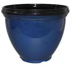 Southern Patio 18" HDR Heritage Planter Monaco Blue