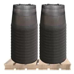 Southern Patio 24pc 22.5" Whiskey Barrel with Wheels Half Pallet
