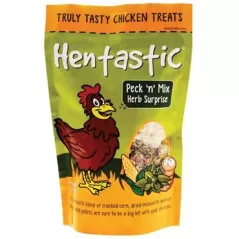 Unipet 32ox Hentastic Peck 'n' Mix Herb Surprise with Corn, Suet and Mealworm