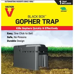 Victor Black Box Gopher Trap Pedal Set