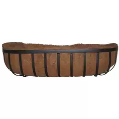 WSP 30" Forge Trough Wall Planter w/ Coco Liner