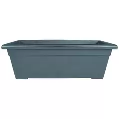HC 28" Romana Deck Planter Grey