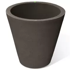 Algreen 26" Crete Self Water Planter Brownstone