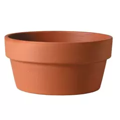 Deroma 10.6" Bulb Pan Terra Cotta Clay Full Pallet