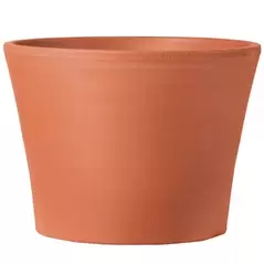 Deroma 5.5" Half Cono Pot Terra Cotta Case Pack