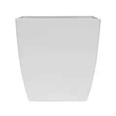 HC 10" Aria Square Planter White