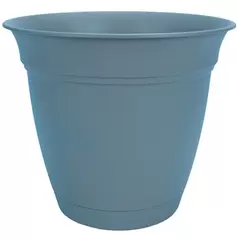 HC 8" Eclipse With Saucer Planter Slate Blue
