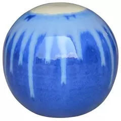 MCarr 12" Sphere Light Cream On Light Blue