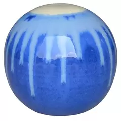 MCarr 10" Sphere Light Cream On Light Blue