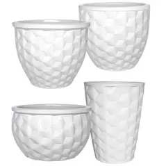 MCarr 26pc Hexagonal Planter Pallet White