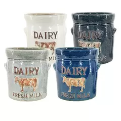 MCarr 16PC 5.1" Dairy Cow Planter Set