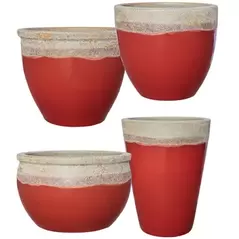 MCarr 26pc Mixed Planter Pallet Volcanic Red