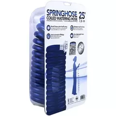 Plastair Springhose W/ Nozzle 25' Blue