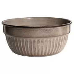 Robert Allen 8" Cascade Bowl Planter Greige