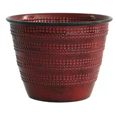Robert Allen 6" Cobblestone Planter Sangria