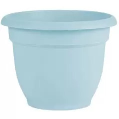Bloem 8" Ariana w/ Grid Planter Misty Blue