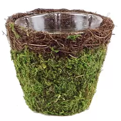 SuperMoss Small Deco Basket Vineyard Fresh Green