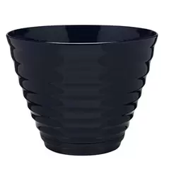Southern Patio 16" Beehive Planter With Saucer Navy