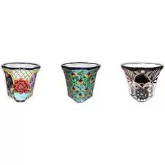 Talavera 8" Octagonal Pot