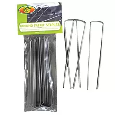 ANF 10pk 6" Fabric Staples Steel
