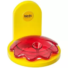 Birds Choice Window Mount Hummingbird Feeder Recycled Plastic Yellow