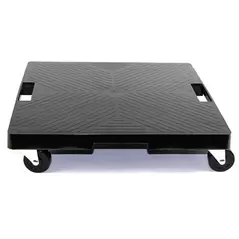 Devault 16" Square Plant Dolly with Handle Black