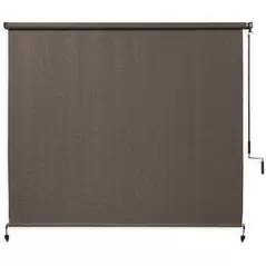 Coolaroo 6'x6' Exterior Roll Shade Mocha 90% Shade