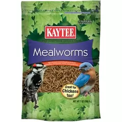 Kaytee 7oz Mealworm Food Pouch for Wild Birds