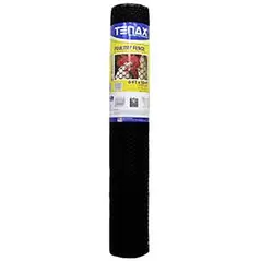 Tenax 4'x50' Poultry Fence Black