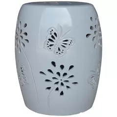MCarr 19" Tall Butterfly Stool Dallas Gray