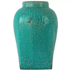 MCarr Med Round Jar Antique Teal