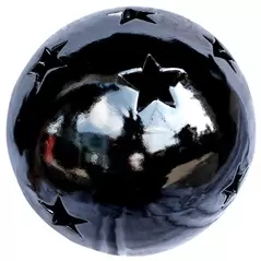 MCarr 12" Sphere W/Stars Glossy Black
