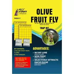 Pest Wizard 2pk Olive Fruit Fly Kit