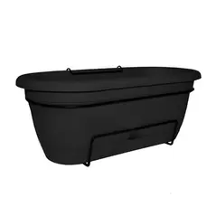 Bloem 18" Lucca Balcony Box Black