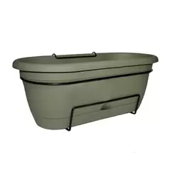Bloem 18" Lucca Balcony Box Living Green