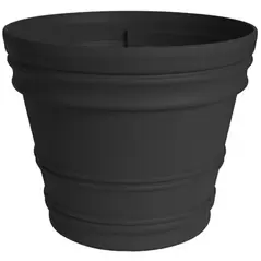 Bloem 16" Rolled Rim Planter Black