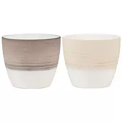 Scheurich 4.25" Espresso Cream 950/11 Planter