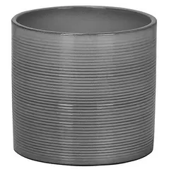 Scheurich 4.75" Glass Grey 828/12 Planter