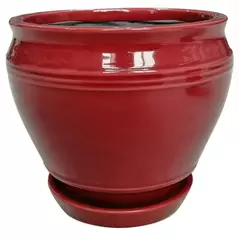 Southern Patio 6" Collins Planter Oxblood Finish