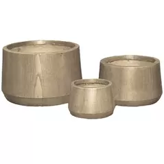 Braun Woody Patio Pots