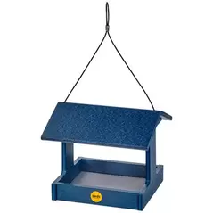 Birds Choice Fly Thru Feeder Recycled Plastic Navy Peony