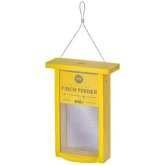 Birds Choice Finch Feeder Recycled Plastic Yellow 1.2