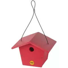 Birds Choice Bird House Recycled Plastic Red