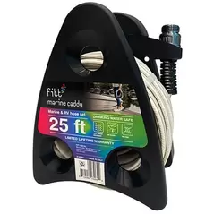 FITT 25' Marine/RV Caddy White w/ Blue Stripe