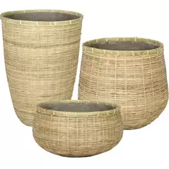 MCarr 24pc Canxe Bamboo Planter Pallet Natural